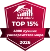 Глобальный агрегированный рейтинг топ 15%